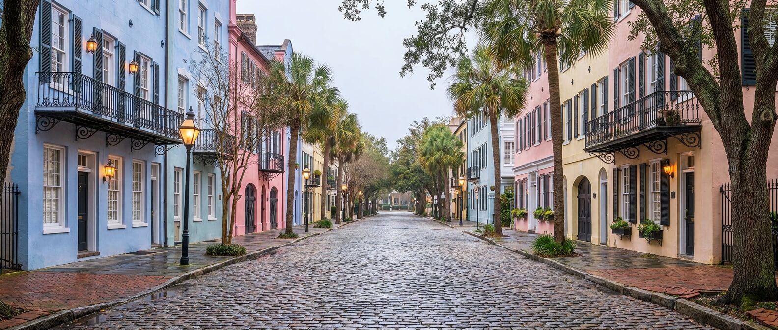 charleston-airport-to-downtown-historic-street-view