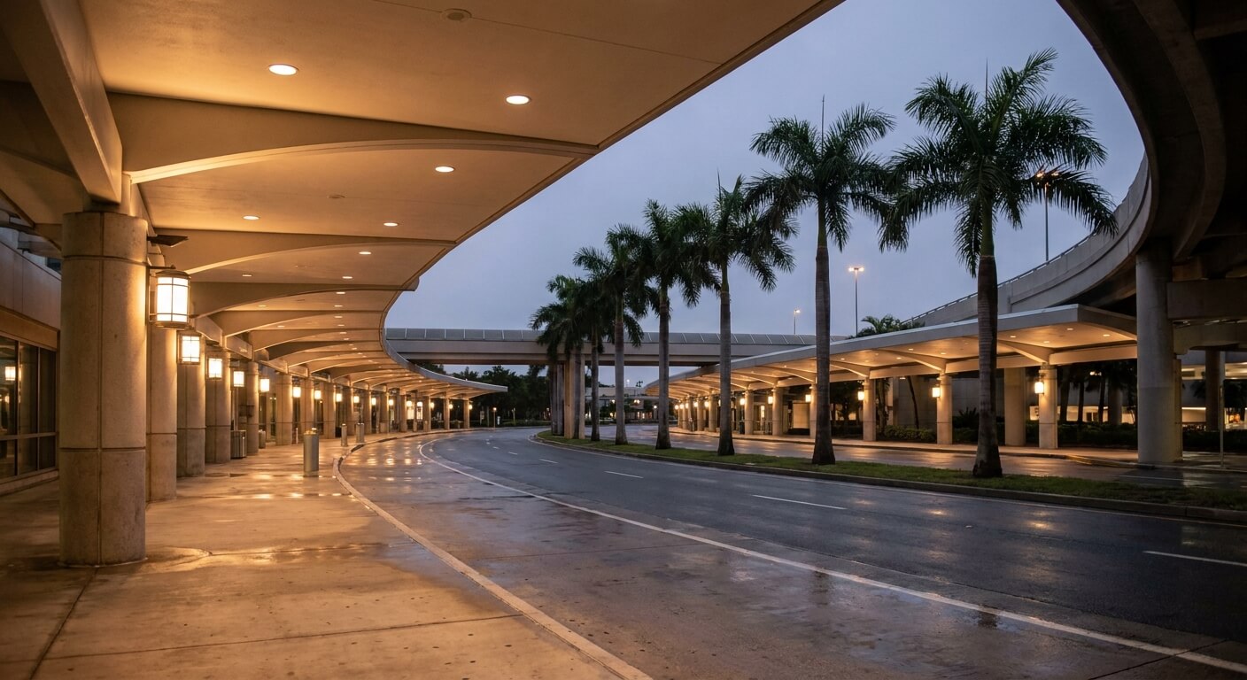 airport shuttle that tracks your flight curbside pickup