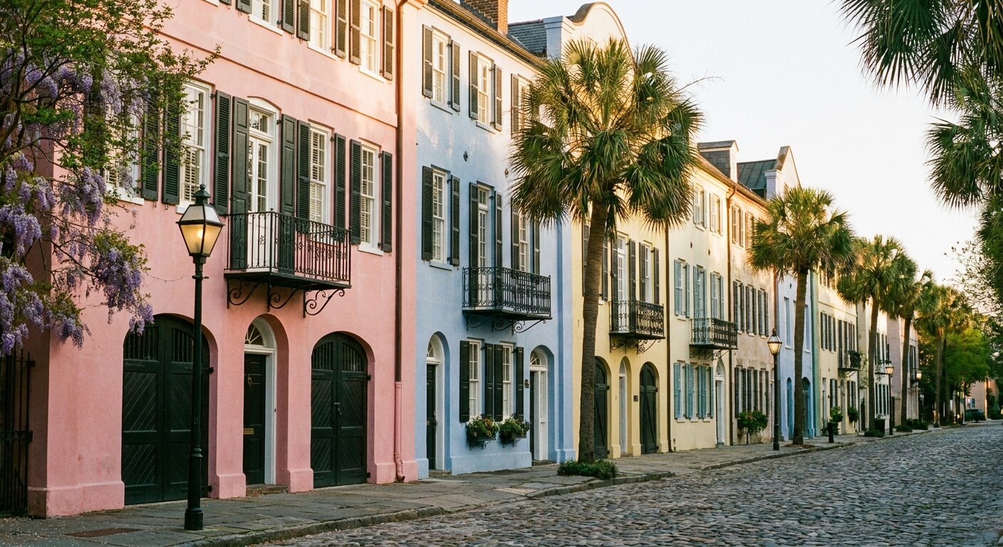charleston-airport-shuttle-to-charleston-food-and-wine-classic-historic-street