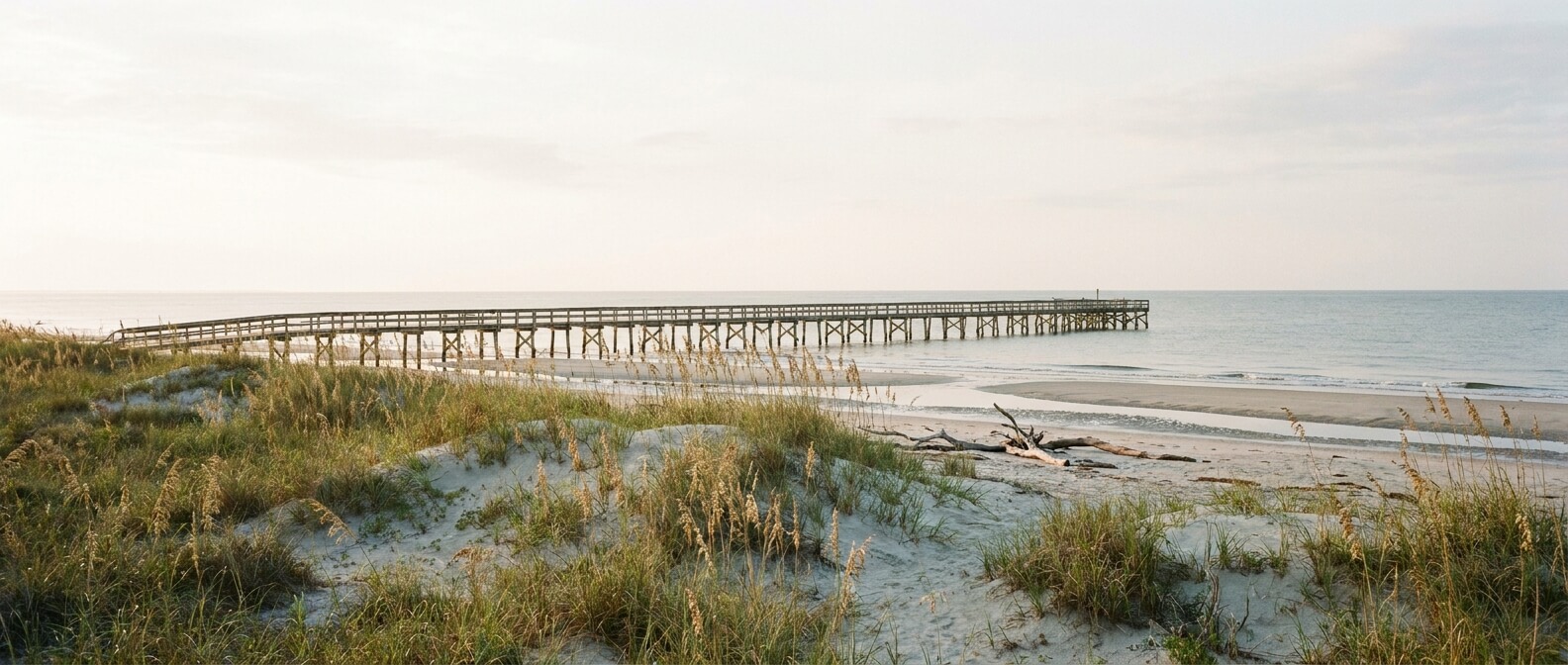 playa-y-muelle-de-tybee-island