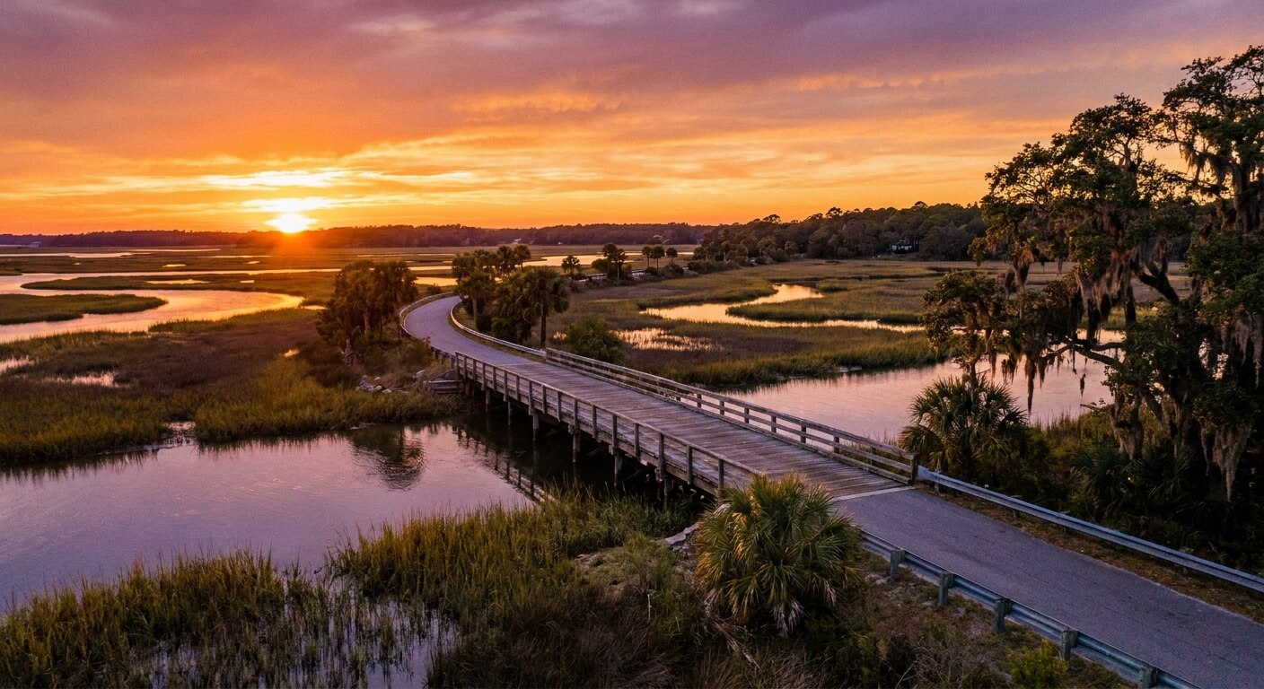 shuttle-from-hilton-head-to-savannah-airport-coastal-road