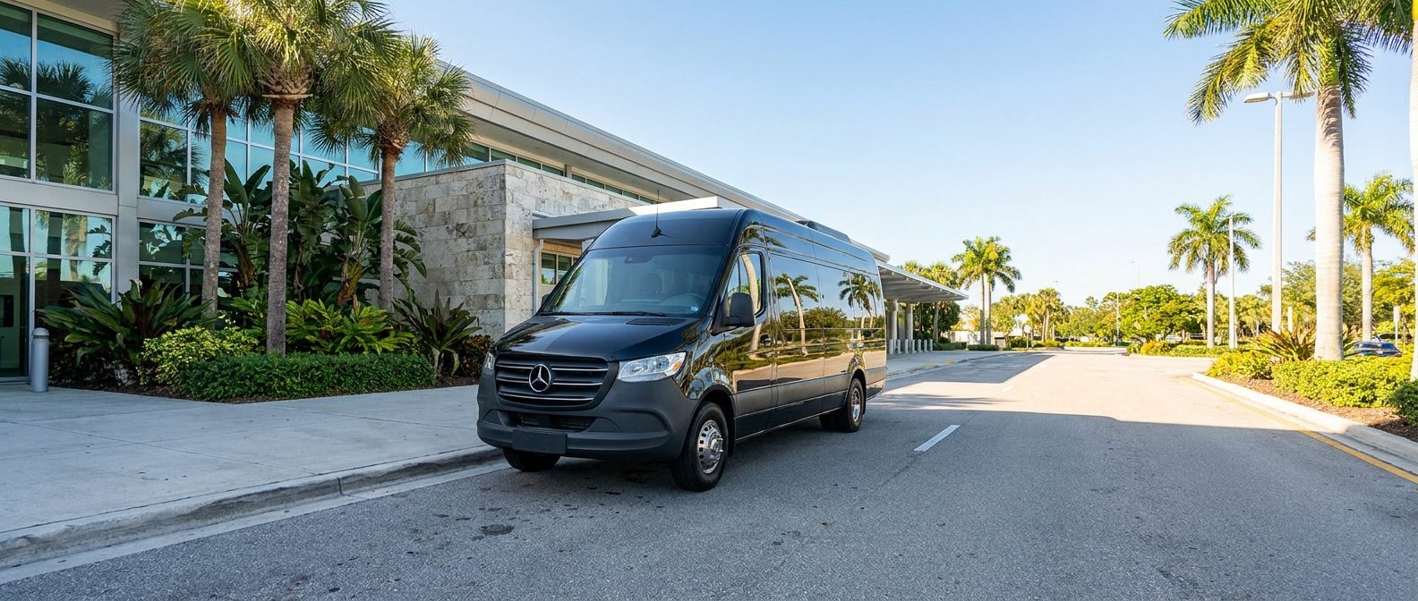shuttle-van-at-savannah-airport-curbside-pickup