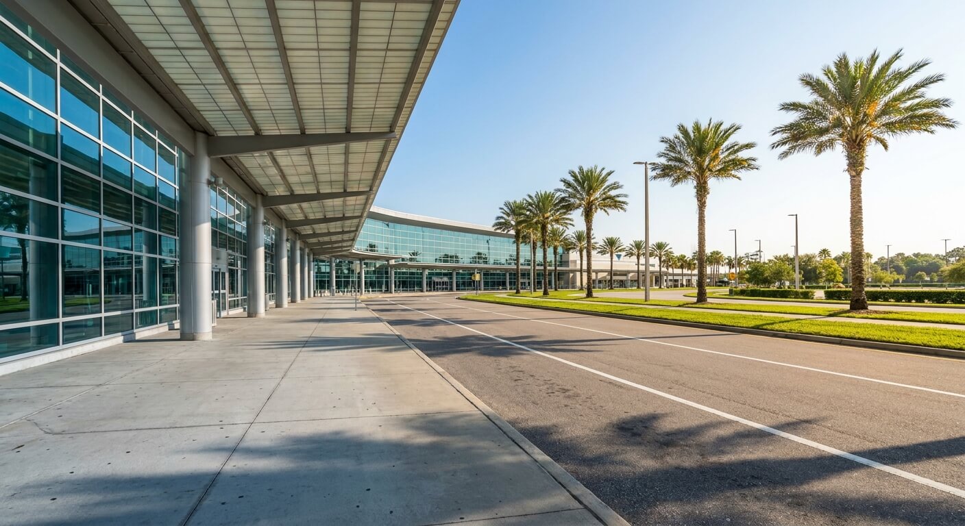 jacksonville-airport-taxi-vs-shuttle-arrivals-curb