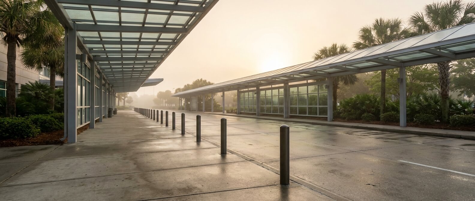 charleston-airport-taxi-vs-shuttle-arrivals-curb