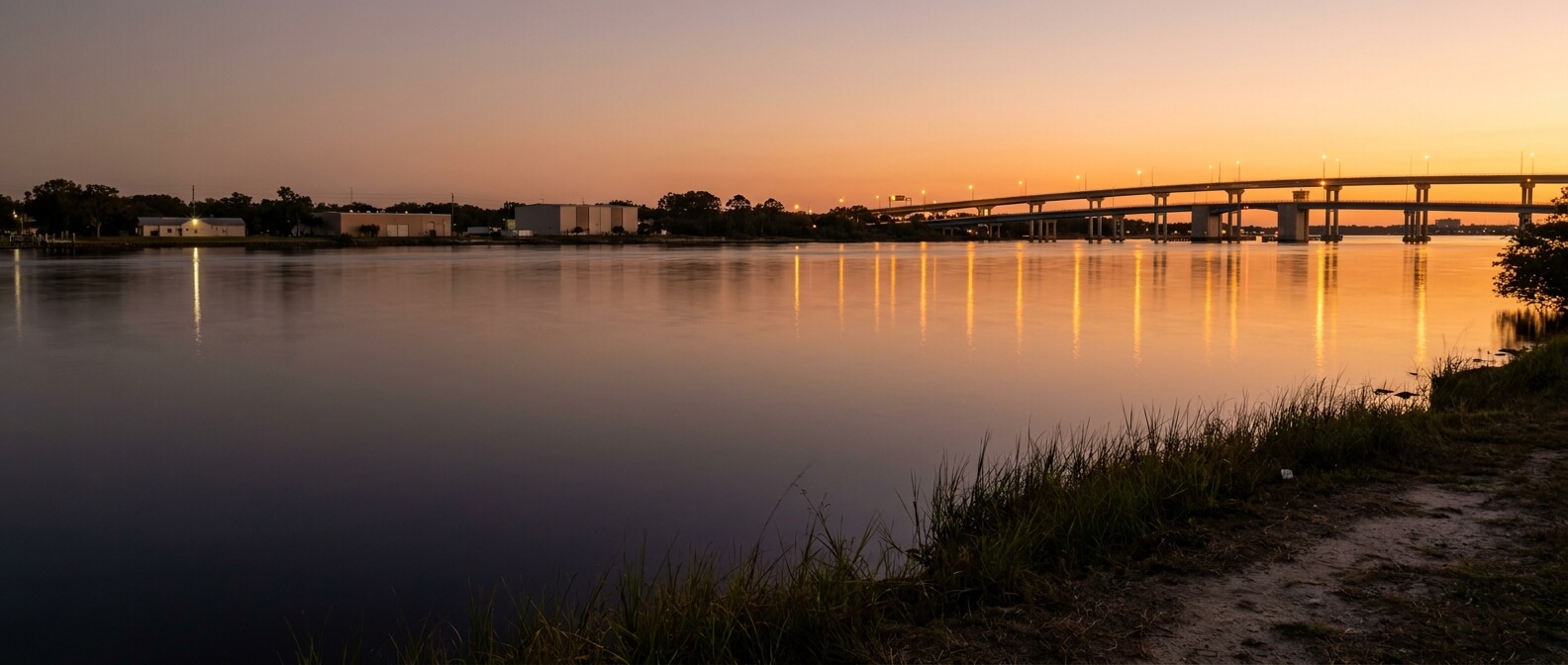 how-far-is-jacksonville-from-charleston-river-dusk