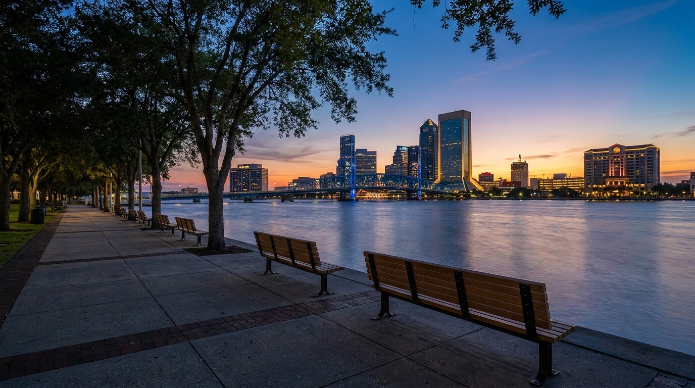 how-far-is-jacksonville-from-savannah-river-skyline
