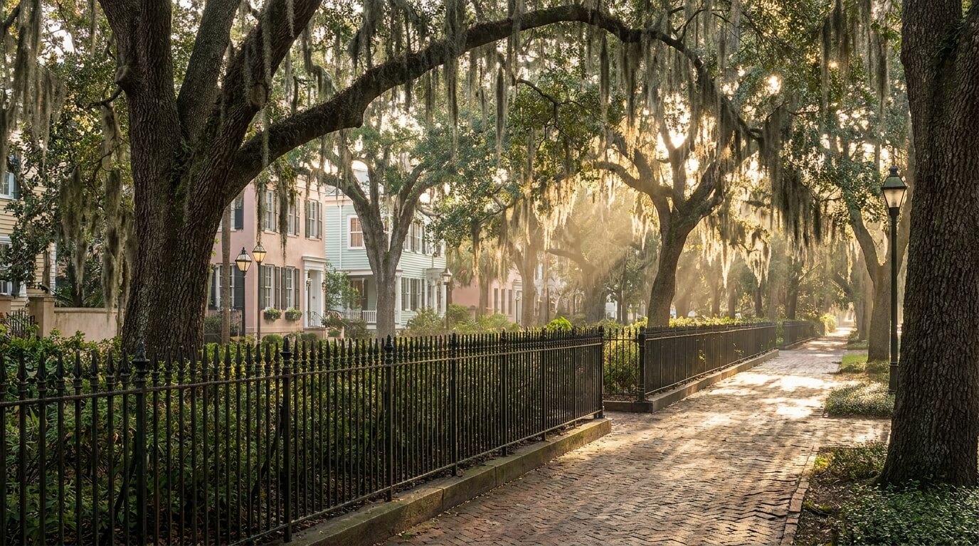 downtown-savannah-to-savannah-airport-historic-square