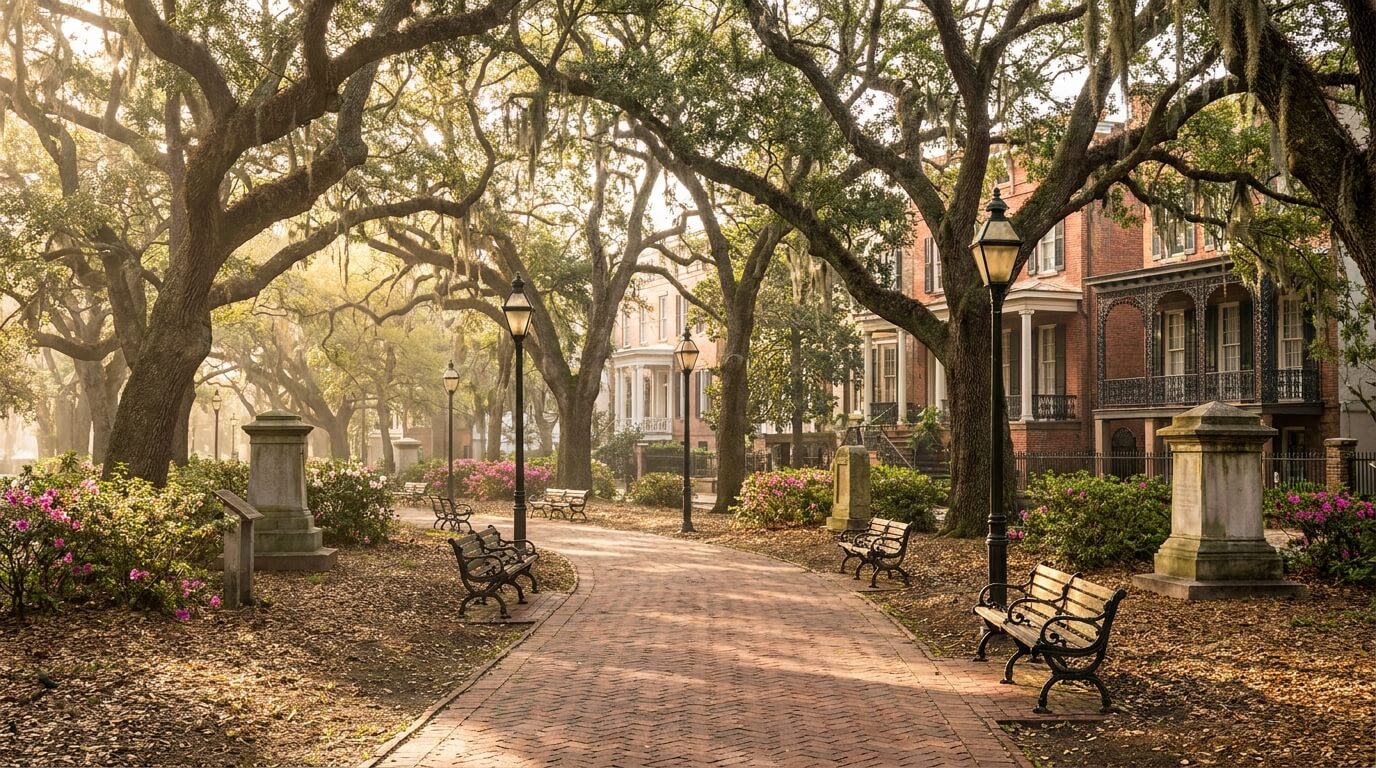savannah-airport-car-rental-historic-square